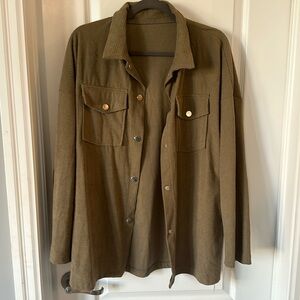 Corduroy Shacket Handmade